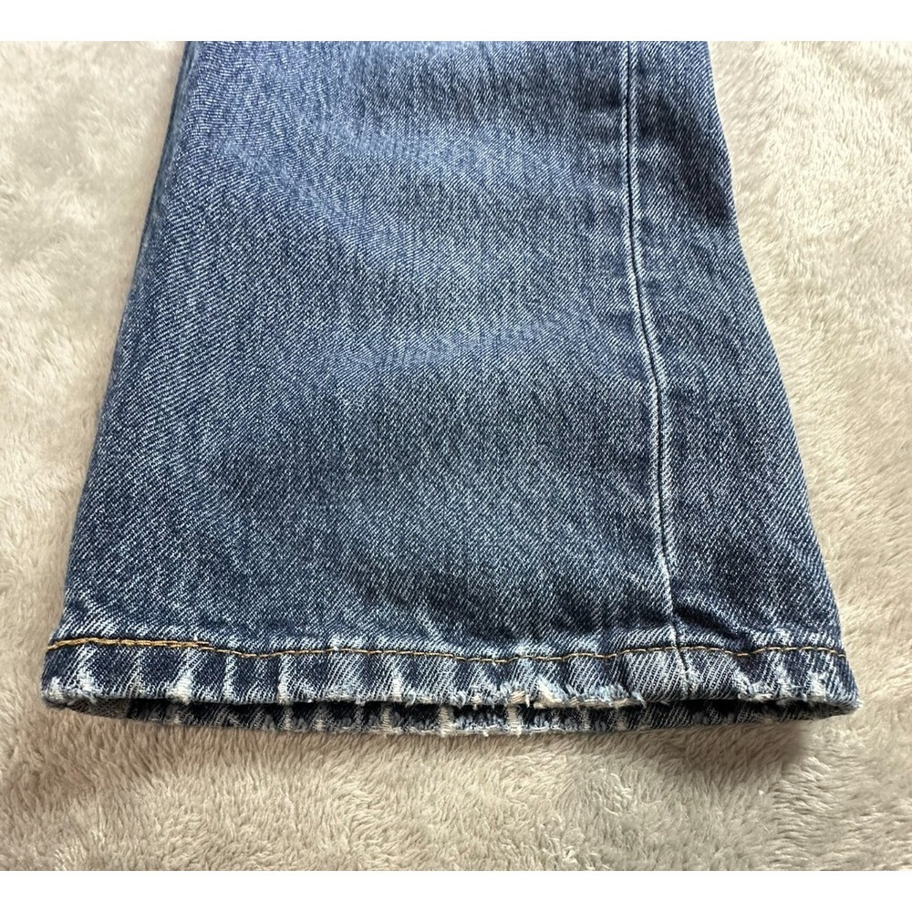 Levi's 505 Regular Fit Jeans Men's 36W x 34L - Fits 37x32 Blue Medium Stonewash - Picture 7 of 12